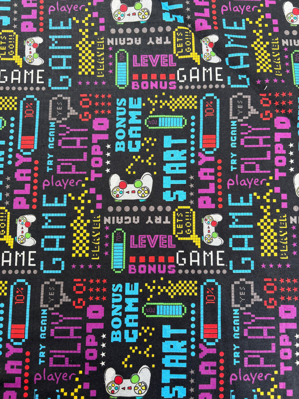 Harper - Quilters Choice - Video Game - Black — Cottage Quilting Ltd.