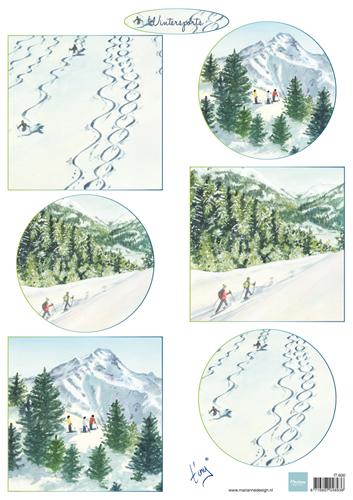Marianne Design Feuille de découpes Tiny's Winter Landscapes 2