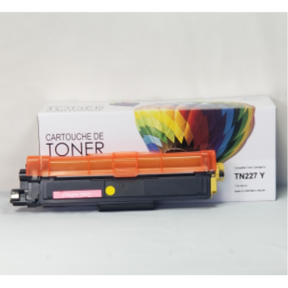 Balloon Brand CTTN227Y Compatible Brother TN227Y High Yield Toner Cartridge – Yellow, 2,300 Pages