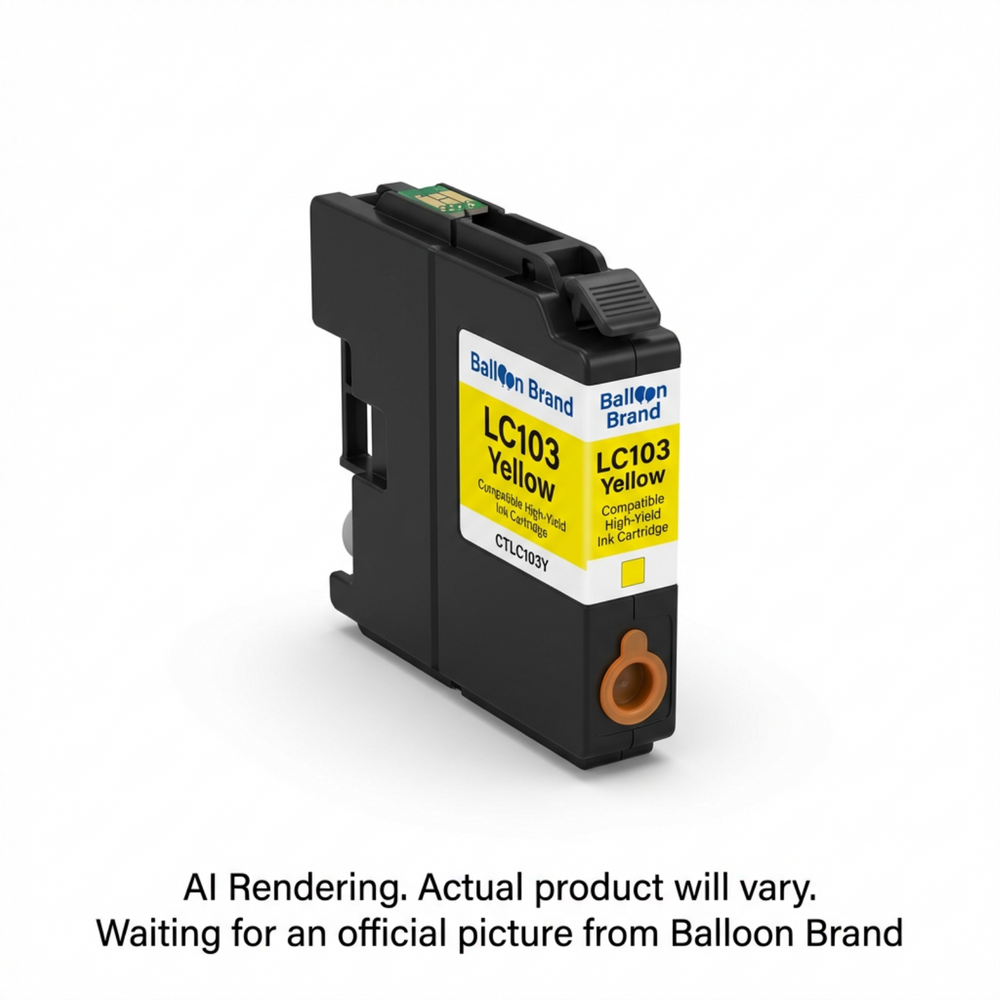 Compatible Brother LC103 Yellow