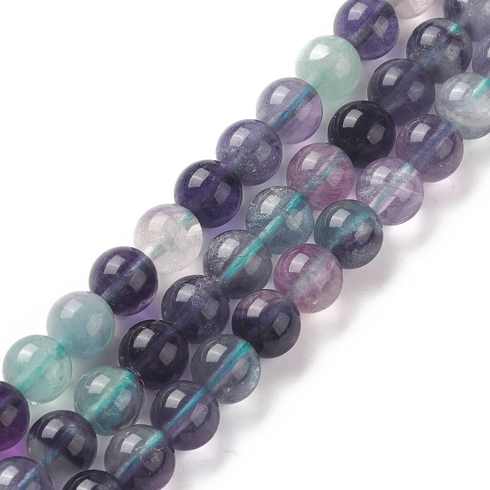 Perles de fluorite gemme