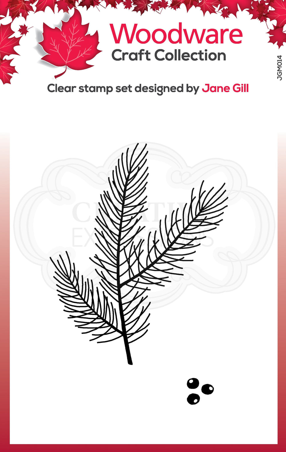 Woodware Clear Singles Mini Branche de pin