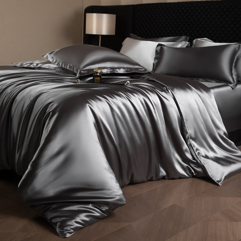 Lustre Luxe Parure de couette élégante - Jazz Grey