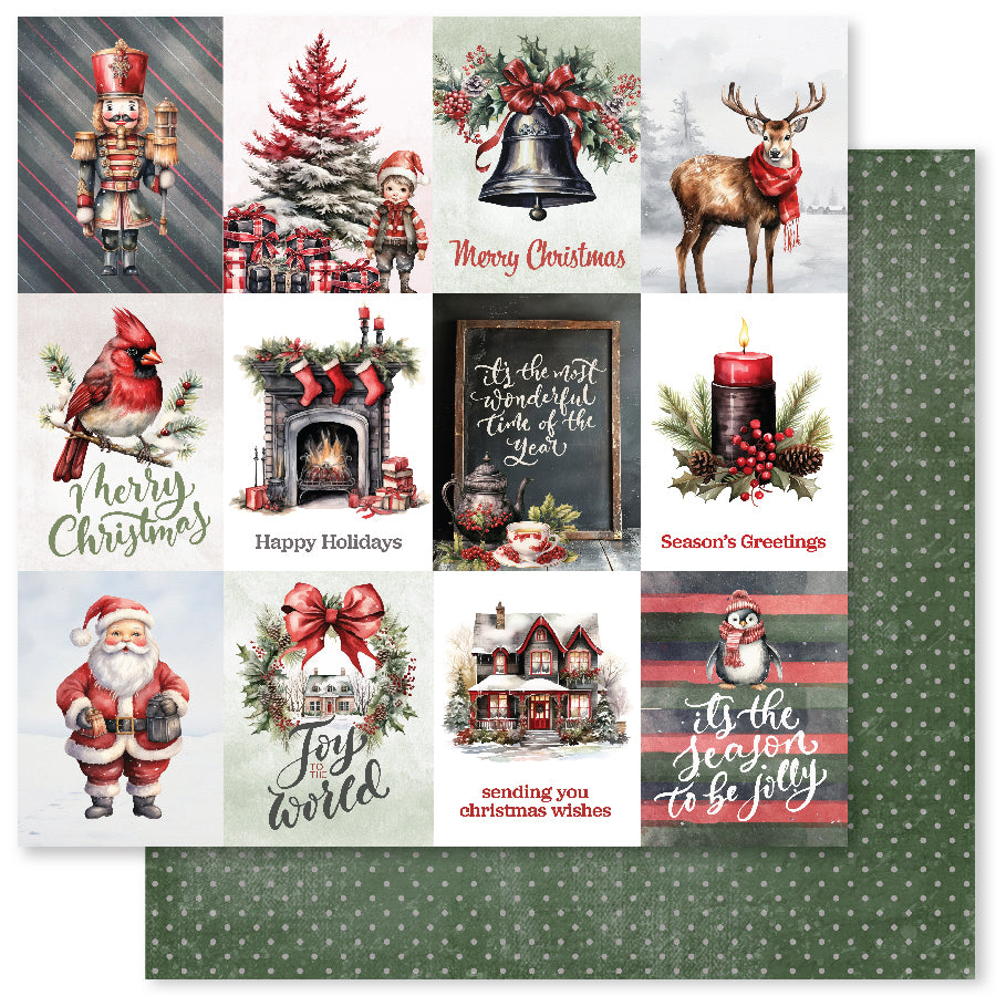 Jolly Holidays A 12x12 Paper (12pc Bulk Pack) 32622 — Ecstasy Crafts
