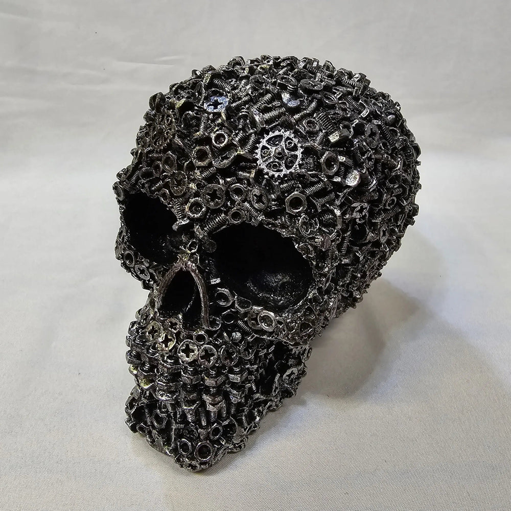 Figurine Tête de mort Mécanicien de casse