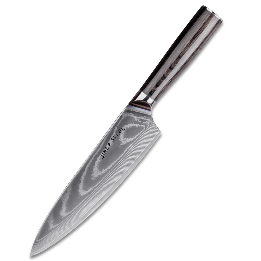 LUCIA 20 | Chef Knife Steel Core / Pakka wood handle