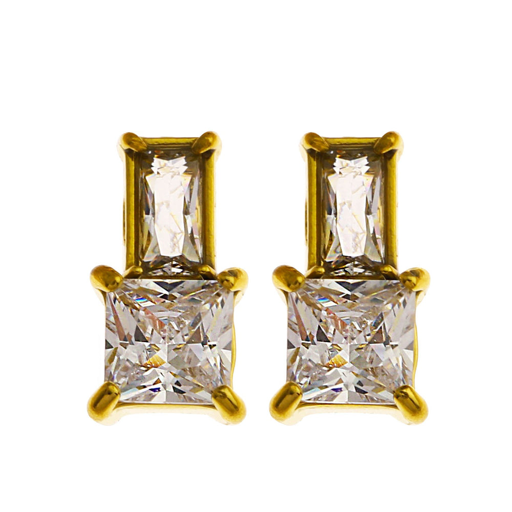 Boucles d'oreilles KIRA 'Brillez avec style' Rétro en Cristal et Zirconia