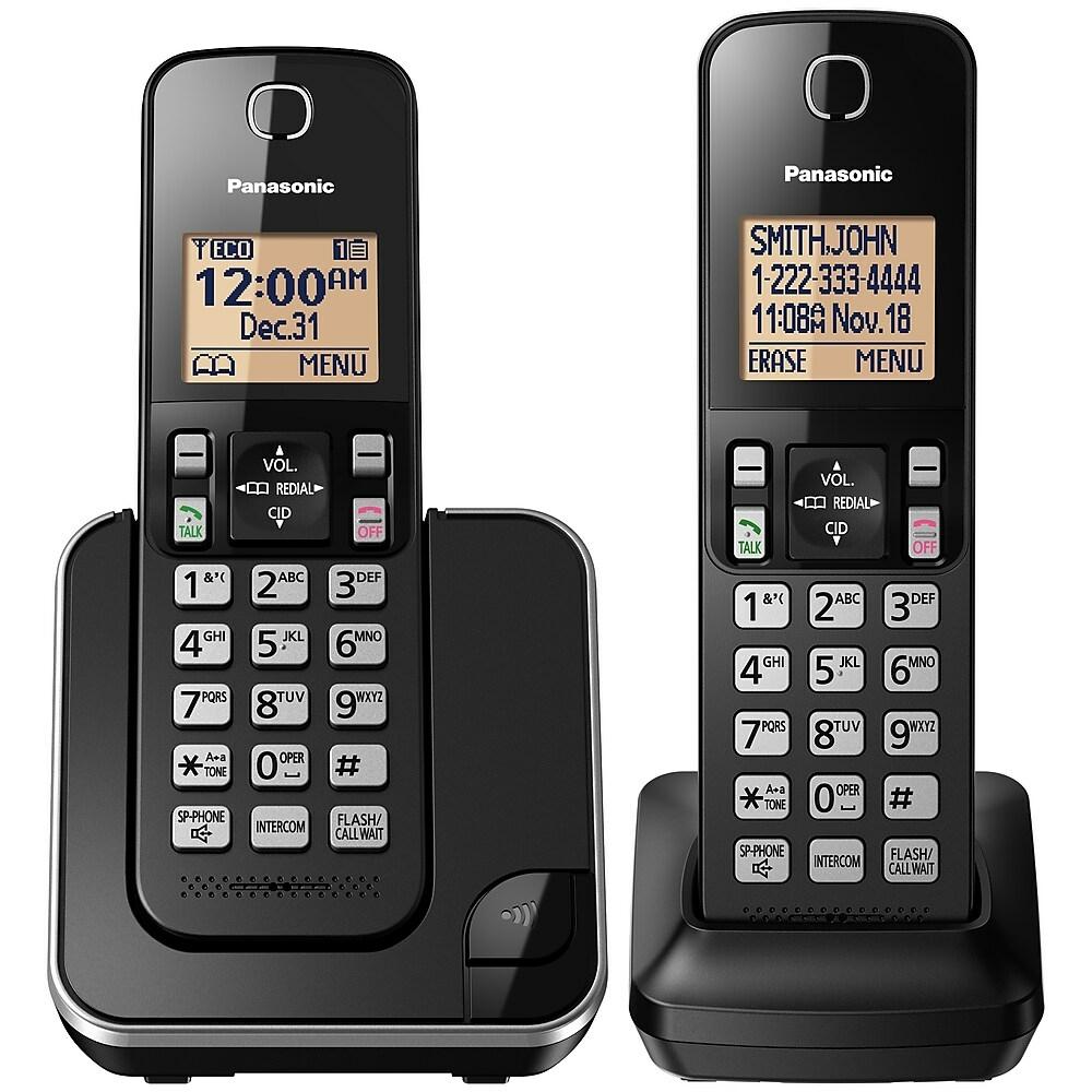 PANASONIC 2 Handset Cordless Phone - Refurbished with Home Essentials warranty - KX-TGC382