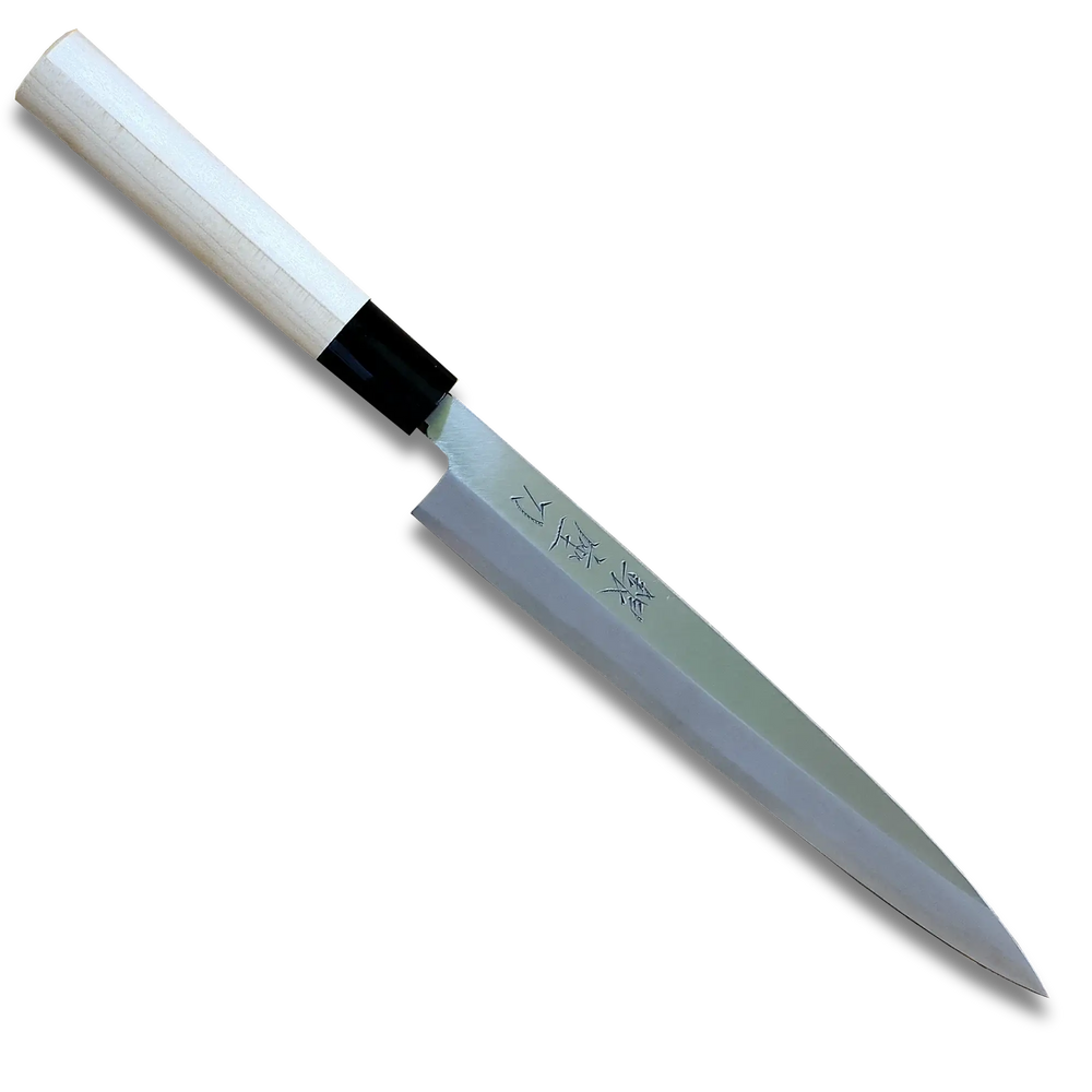 Kaze no Hikari 210 | Yanagiba 210mm acier carbone SK5, lame en fer doux | Fabriqué au Japon