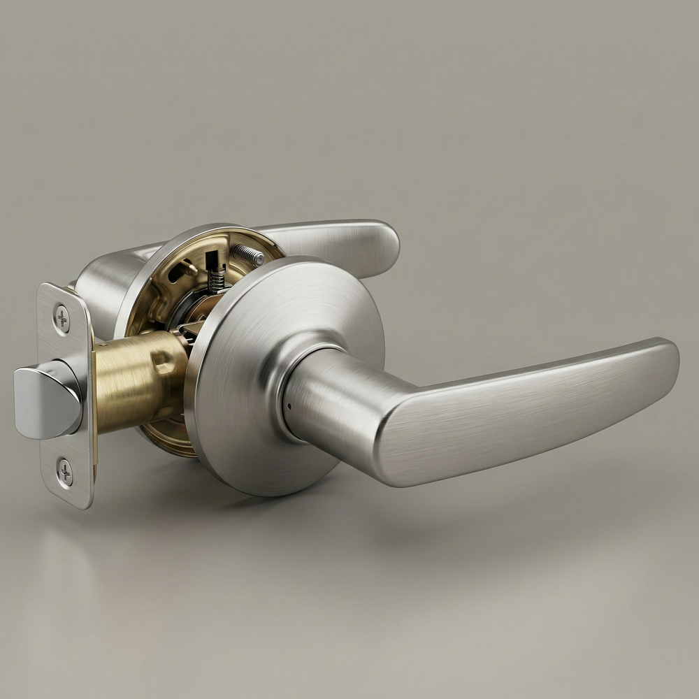 Vellum Hardware AeroCurve Door Lever — Keyed, Privacy, Passage & Dummy Functions
