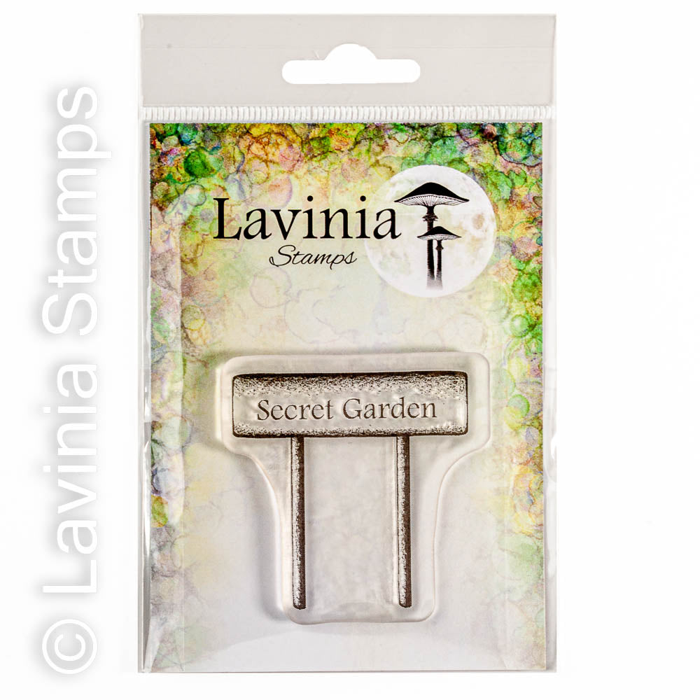 Lavinia Stamps - Secret Garden Sign — Ecstasy Crafts