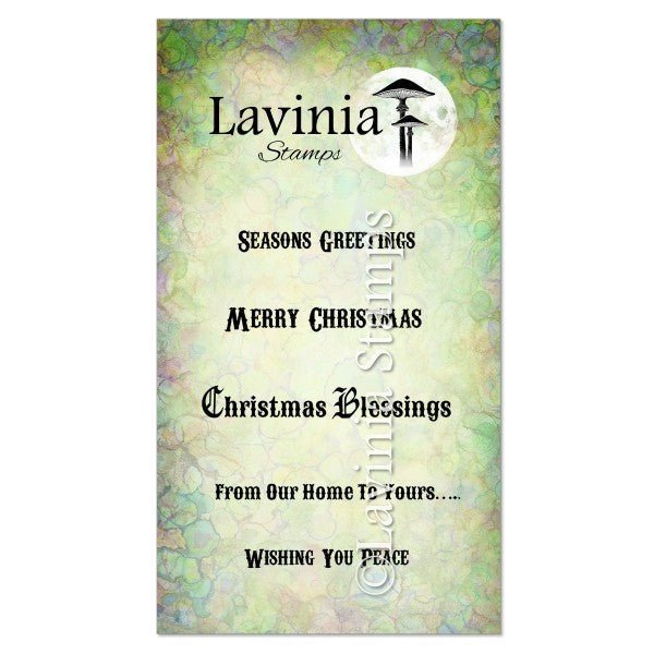 Lavinia Stamps - Christmas Greetings Stamp — Ecstasy Crafts