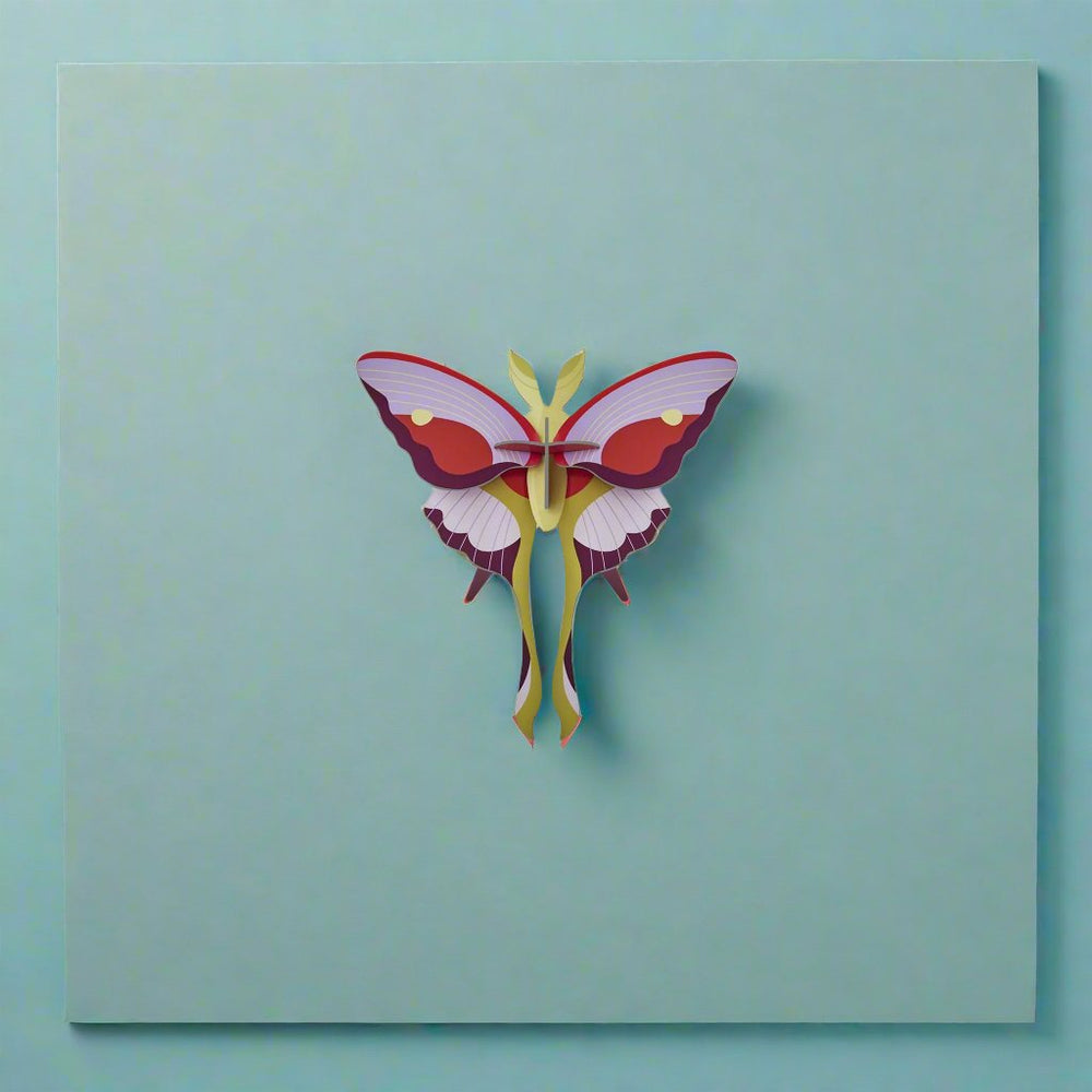 Papillon comète lilas