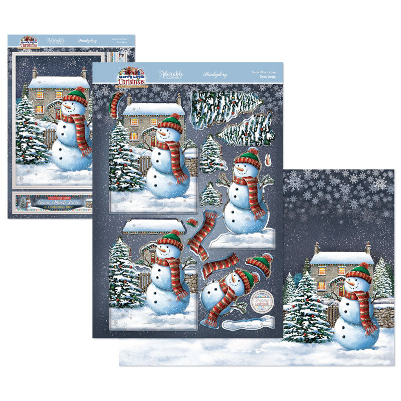 Un set de décoration « A Merry Little Christmas » - Tendres flocons