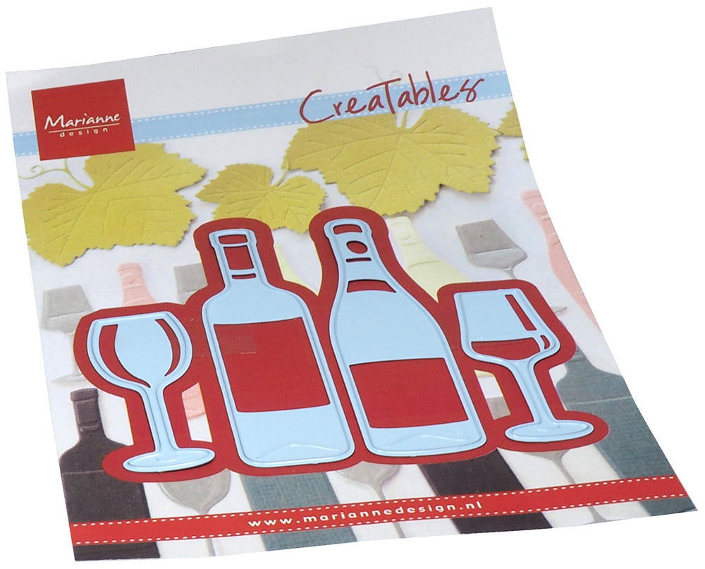 Matrice de découpe Marianne Design Creatables - Dégustation de vin