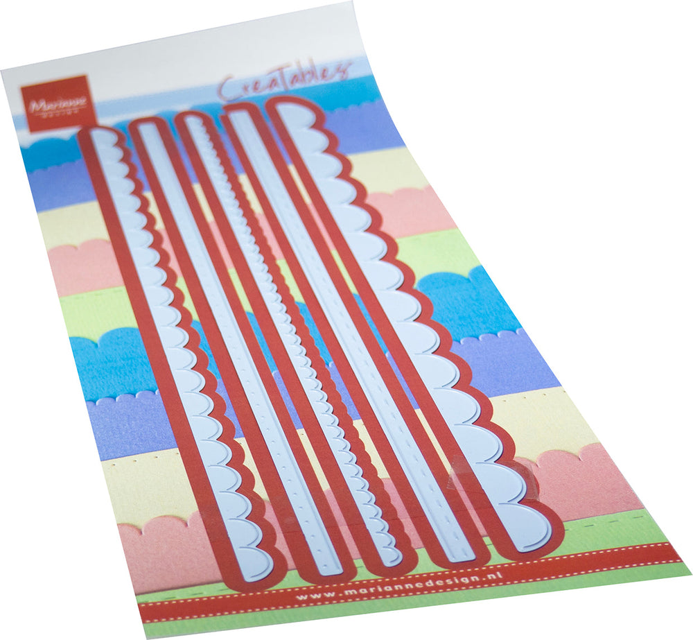 Matrice de découpe Marianne Design Creatables - Bords festonnés