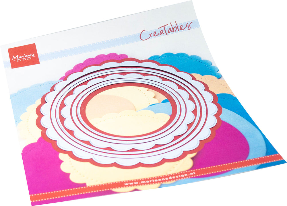 Marianne Design Matrices de découpe Creatables - Cercles festonnés