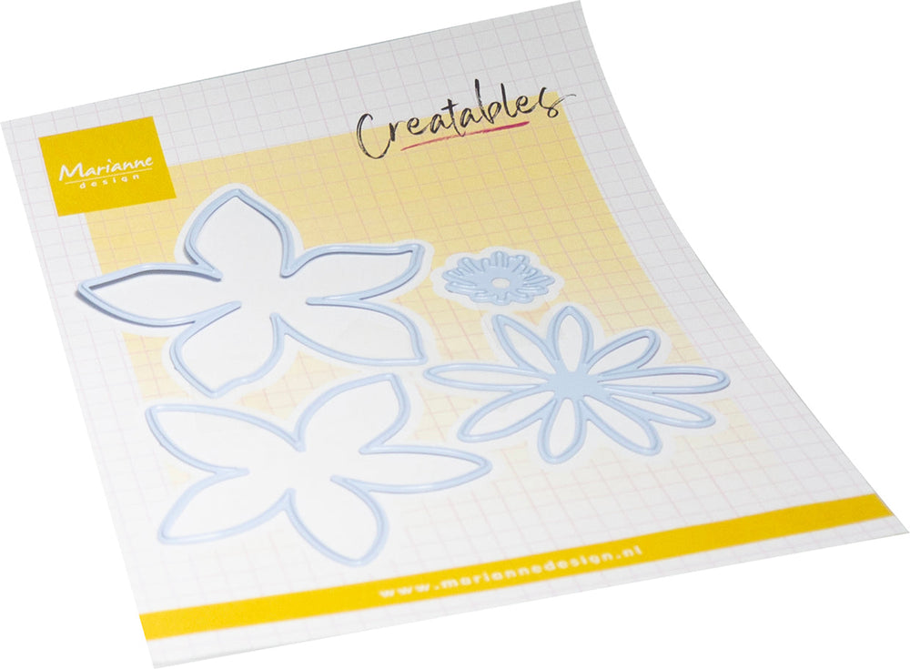 Marianne Design Matrices de découpe Creatables - Fleurs Fantaisie