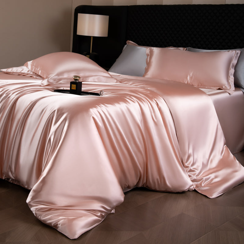 Ensemble de housse de couette élégant Lustre Luxe - Pêche