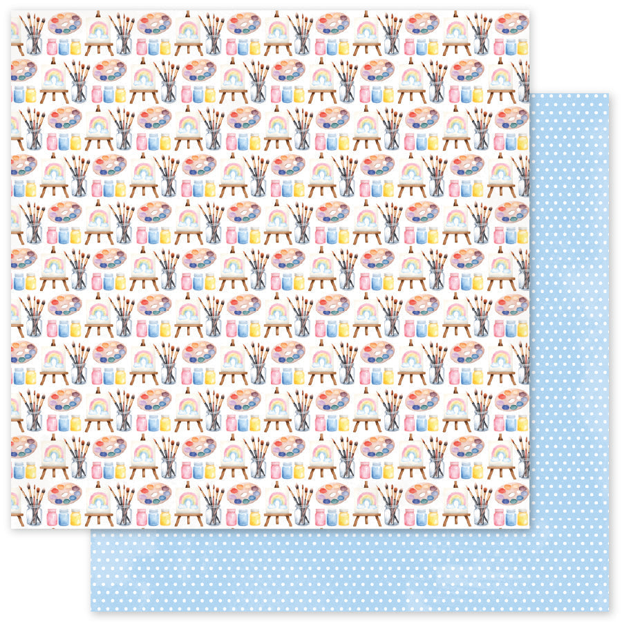 Little Artists Patterns E 12x12 Paper (12pc Bulk Pack) 35062 — Ecstasy Crafts