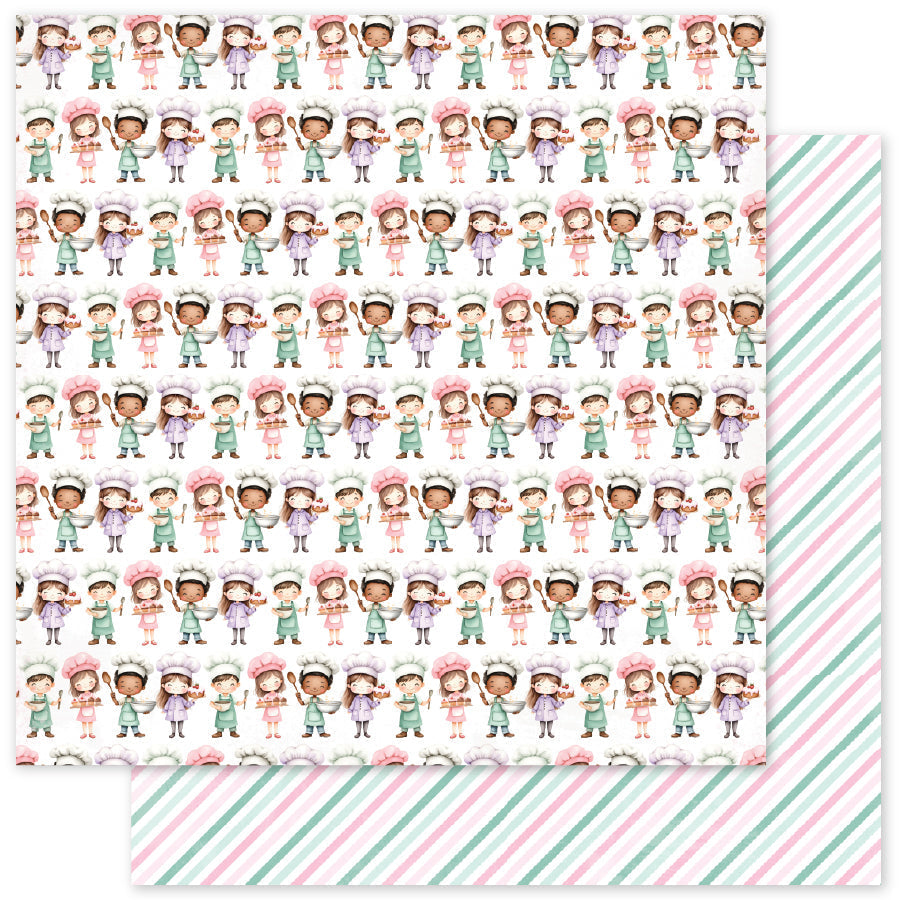 Little Bakers Patterns A 12x12 Paper (12pc Bulk Pack) 35032 — Ecstasy Crafts