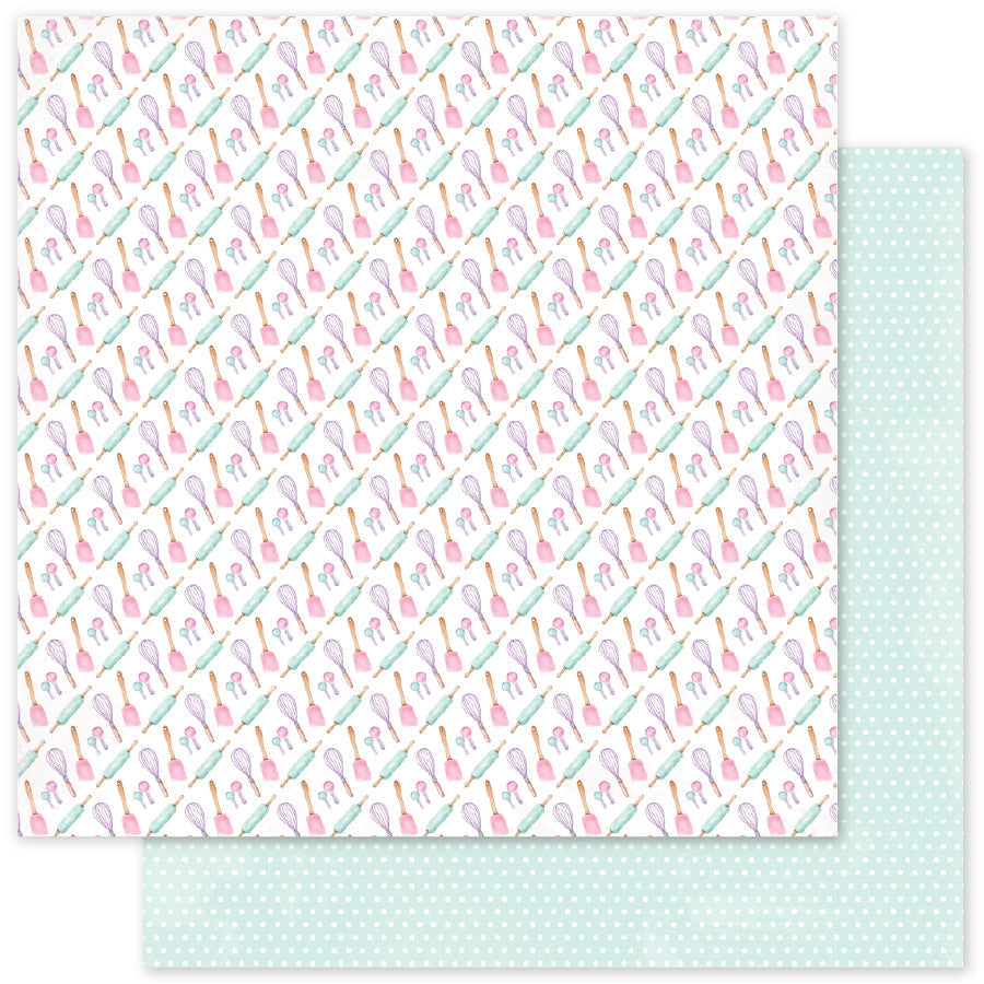 Little Bakers Patterns E 12x12 Paper (12pc Bulk Pack) 35044 — Ecstasy Crafts