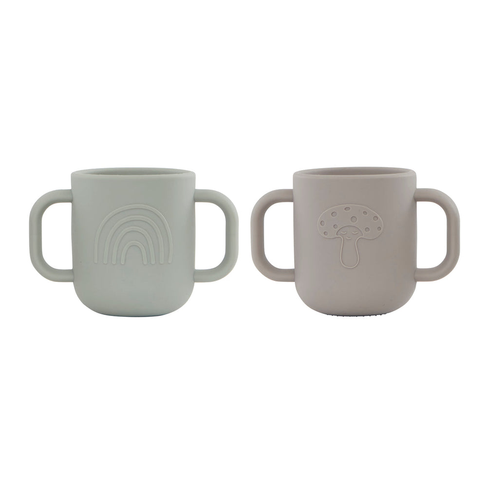 Kappu Cup - Lot de 2 - Argile / Menthe pâle