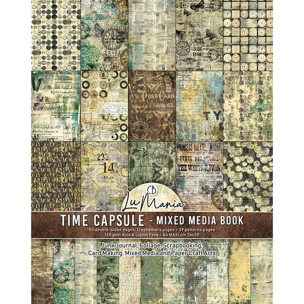 Mixed Media Book Time Capsule A4 Maxi — Ecstasy Crafts