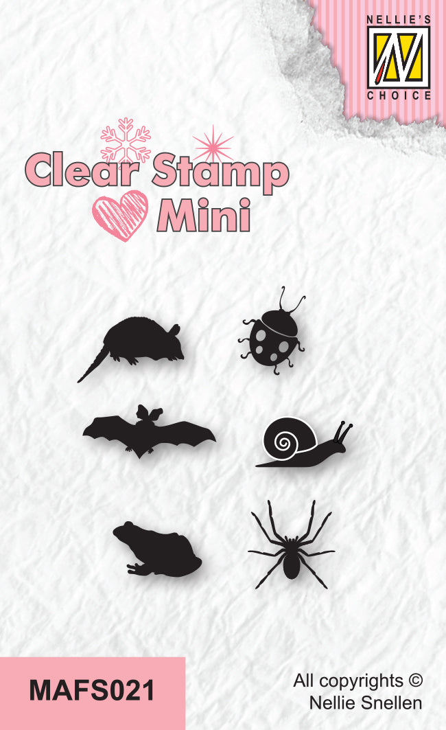 Nellie's Choice Clear Stamp Mini - Critters-2 — Ecstasy Crafts