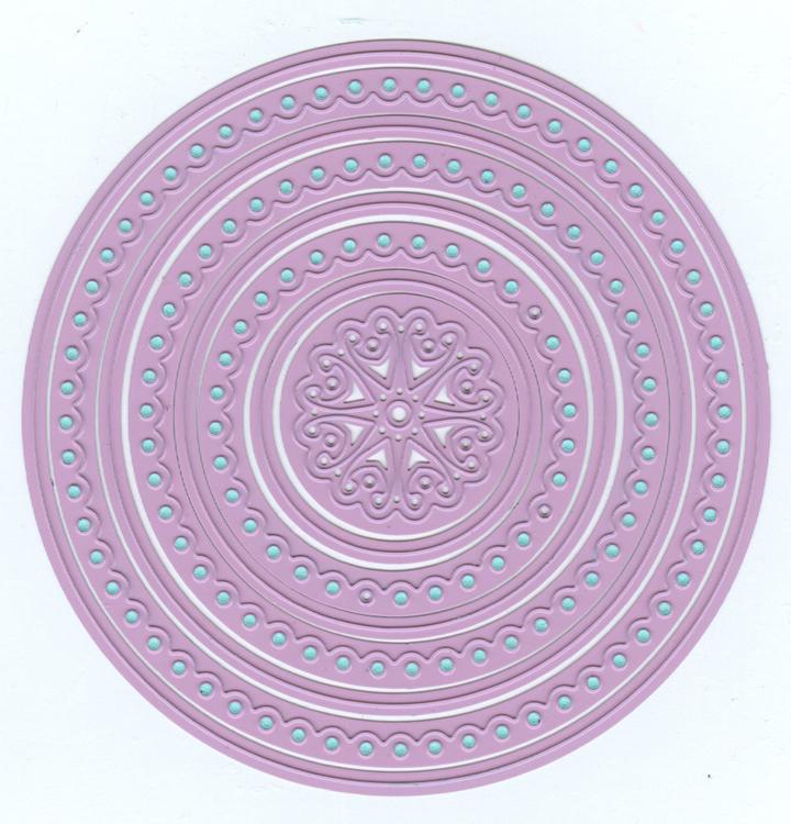 Ensemble de matrices "Rond festonné"