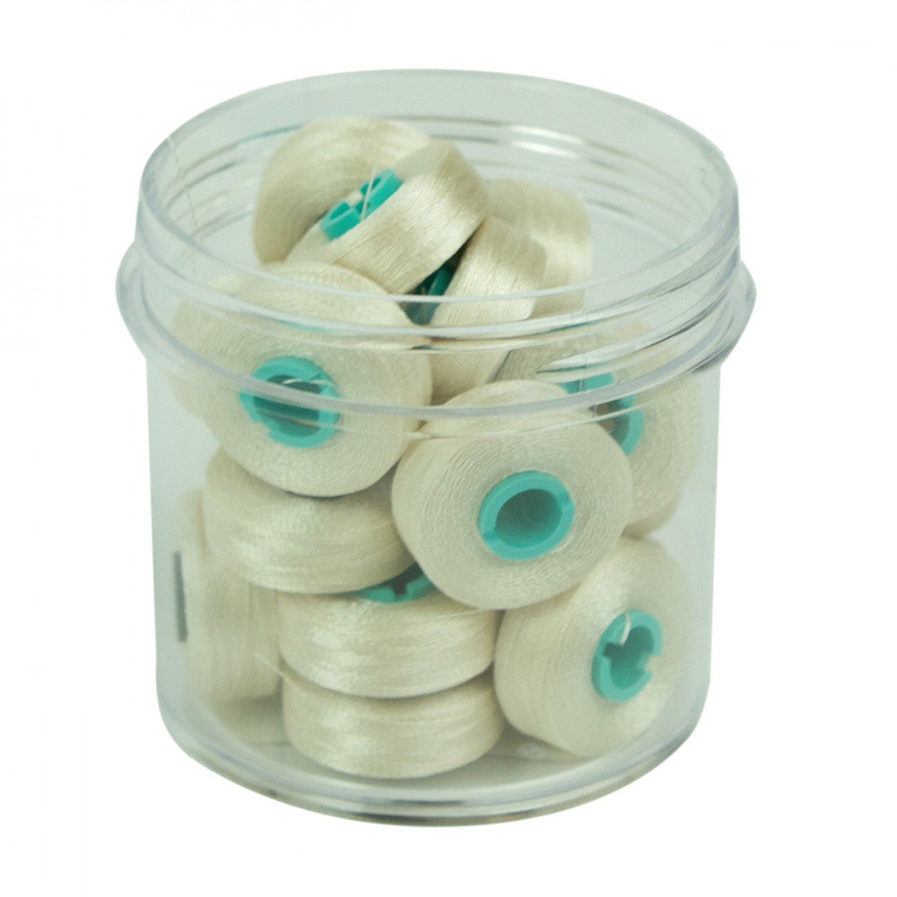 MAGNA-GLIDE DELIGHTS Cream Bobbins L (20 per package) — Cottage Quilting Ltd.