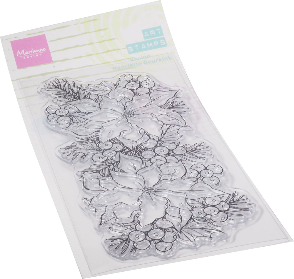 Marianne Design Art Stamps - Poinsettia — Ecstasy Crafts