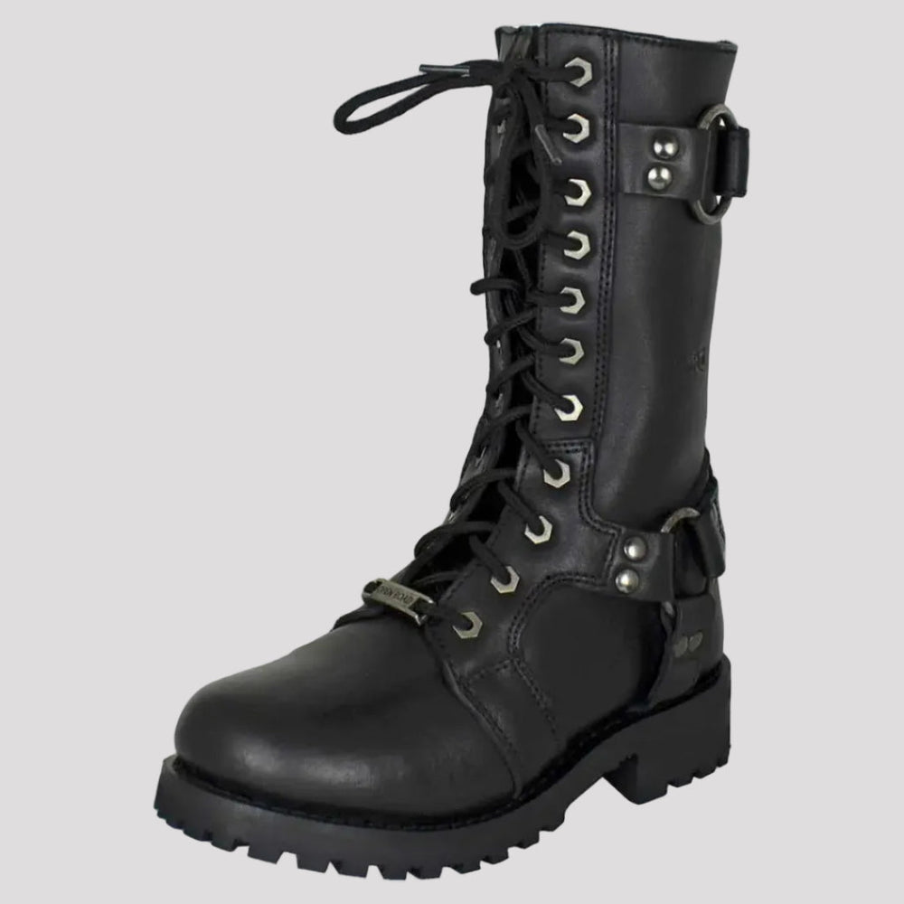 Open Road Women's Harness Motorcycle Boots — Boutique of Leathers/Open Road
