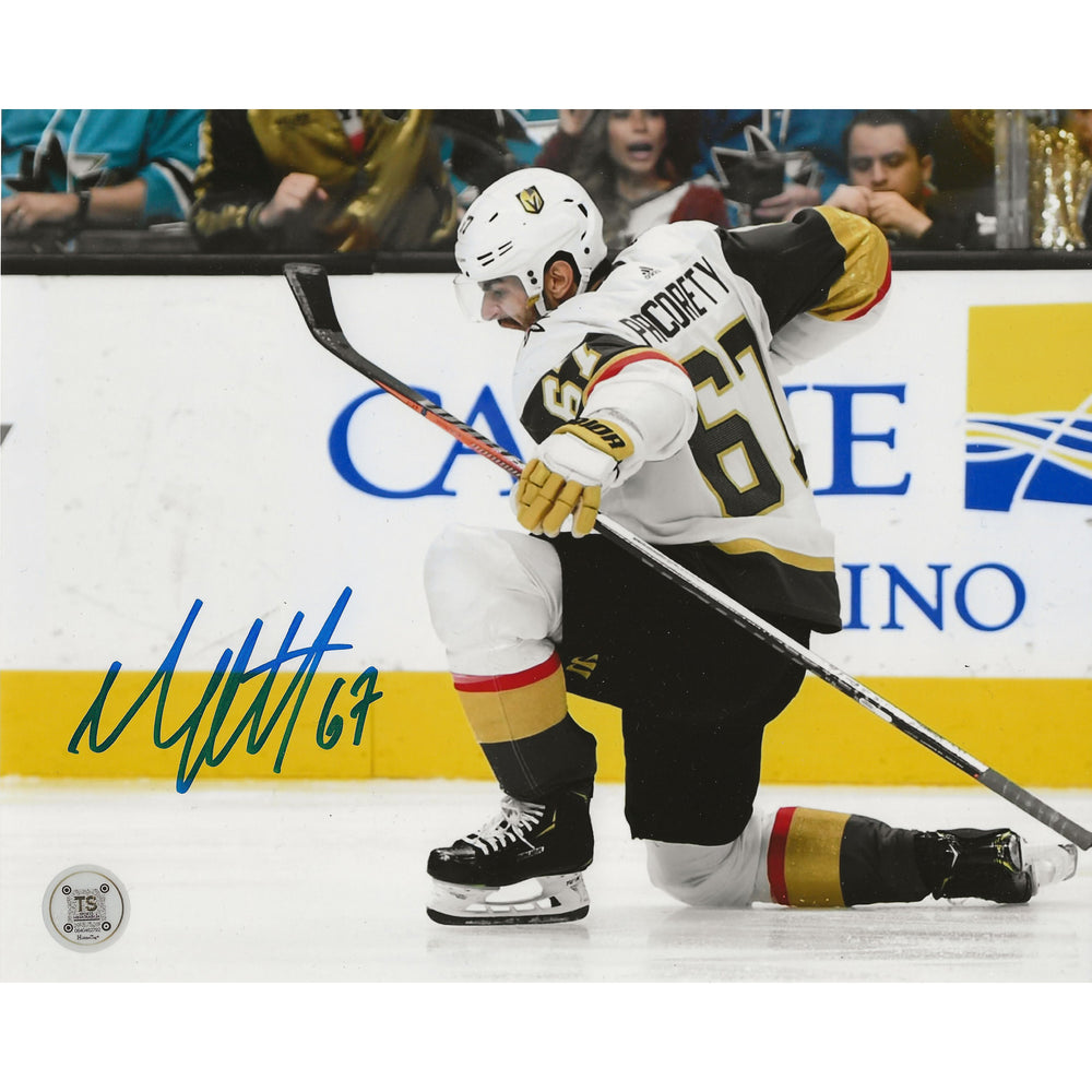 Photo 8x10 de Max Pacioretty des Golden Knights de Las Vegas, autographe célébration de but