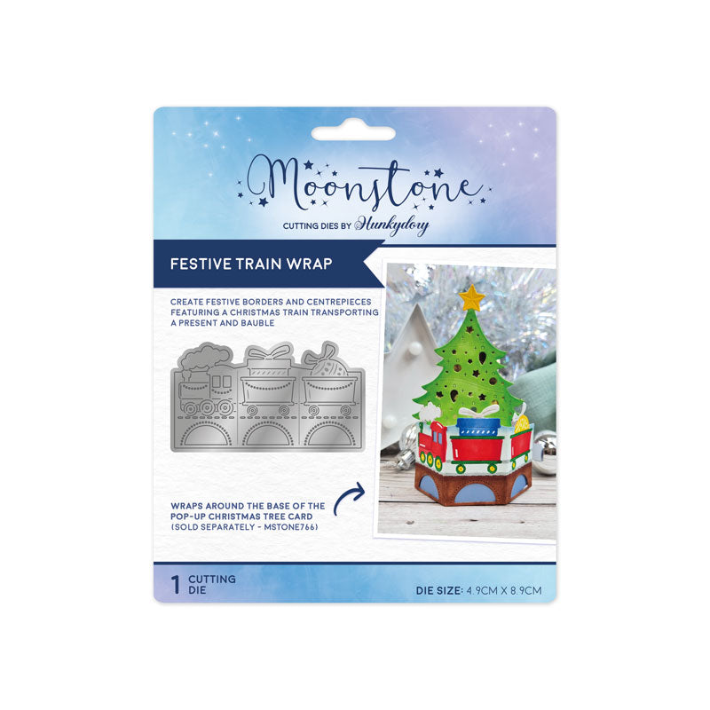 Moonstone Dies - Festive Train Wrap — Ecstasy Crafts