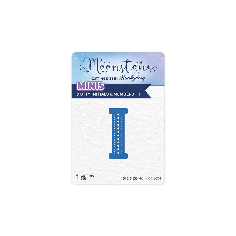 Moonstone Dies - Dotty Initials & Numbers - I — Ecstasy Crafts