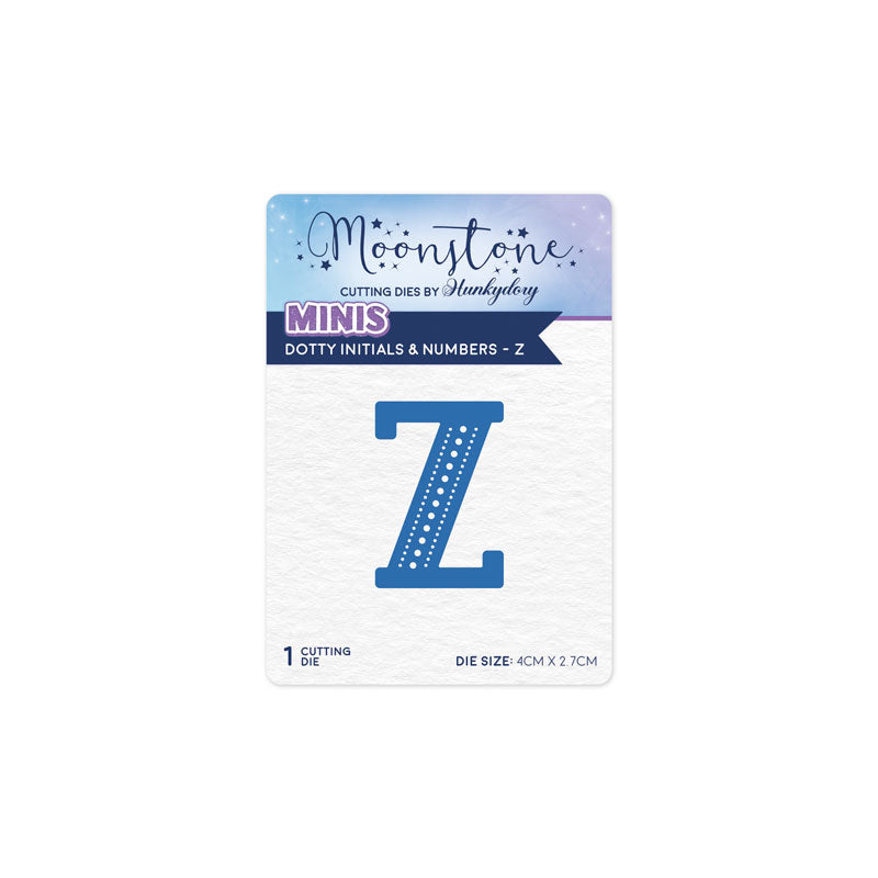 Moonstone Dies - Dotty Initials & Numbers - Z — Ecstasy Crafts