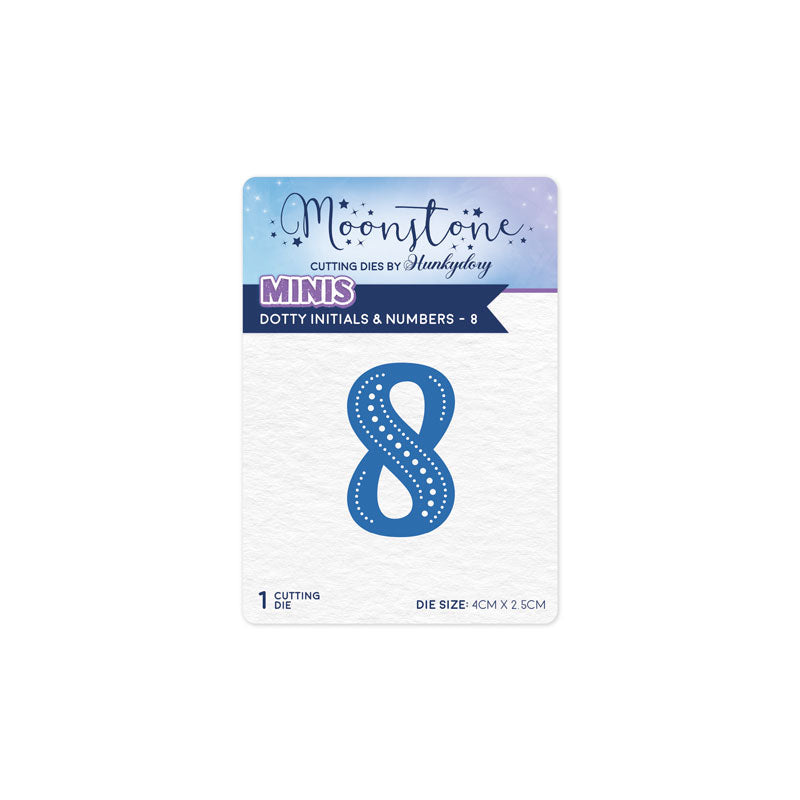 Matrices de découpe La Pierre de Lune – Initiales et Chiffres – 8