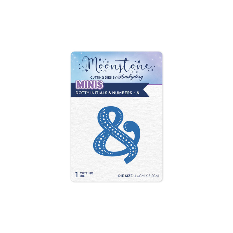 Moonstone Dies - Dotty Initials & Numbers - Ampersand — Ecstasy Crafts