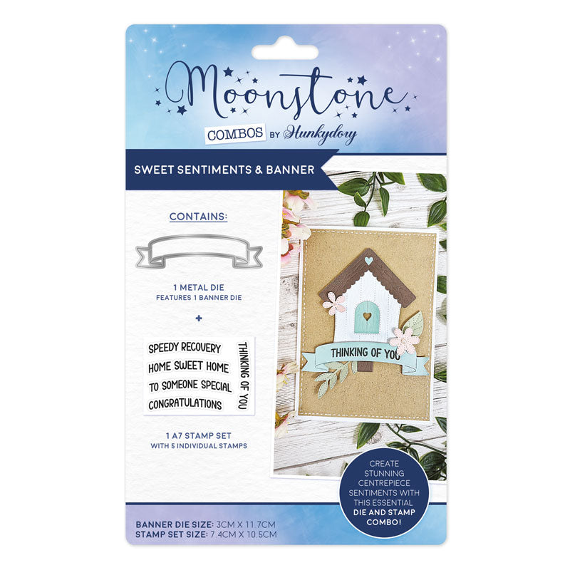 Combinaisons de pierres de lune – Doux sentiments et bannière
