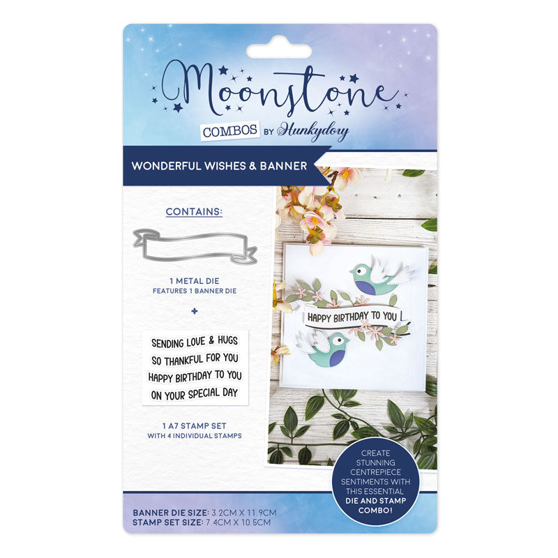 Combinaisons Moonstone – Vœux merveilleux et bannière
