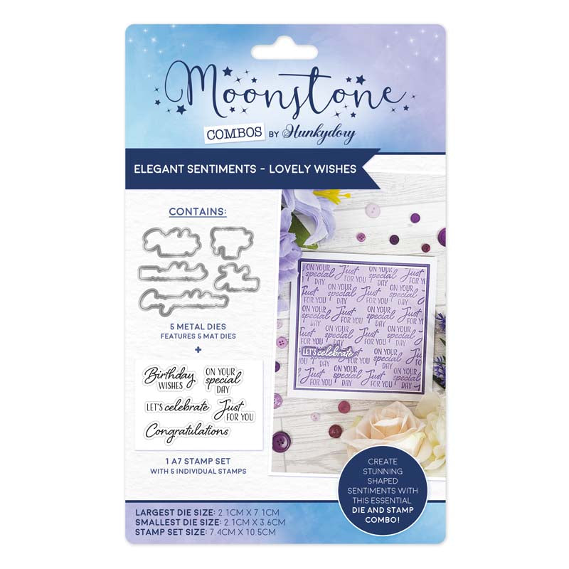 Moonstone Combos - Elegant Sentiments - Lovely Wishes — Ecstasy Crafts