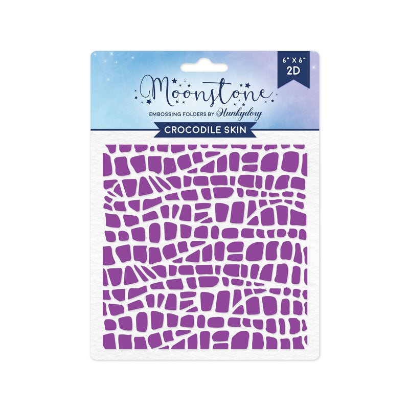 Moonstone Embossing Folders - Crocodile Skin