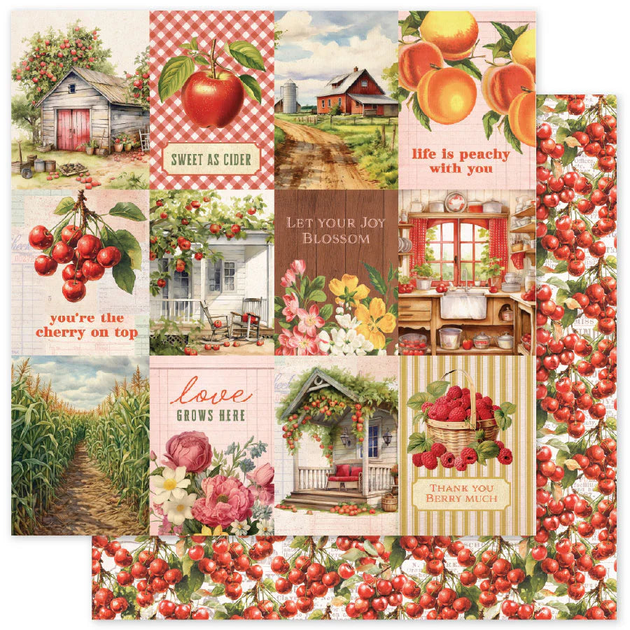 Papier Meadowbrook Farm A 12 x 12 (Paquet en vrac de 12) 35022