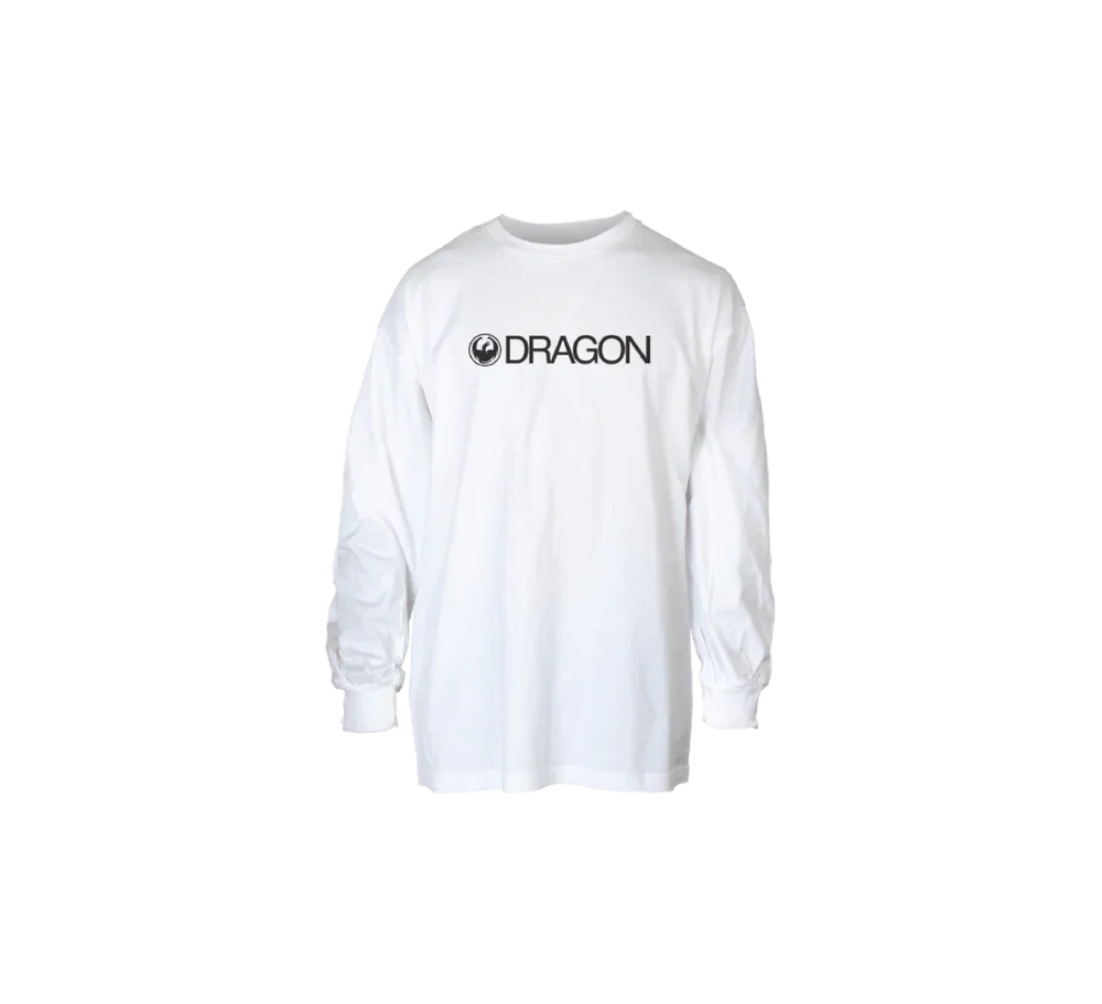 T-shirt à manches longues Dragon 'Trademark' - Blanc