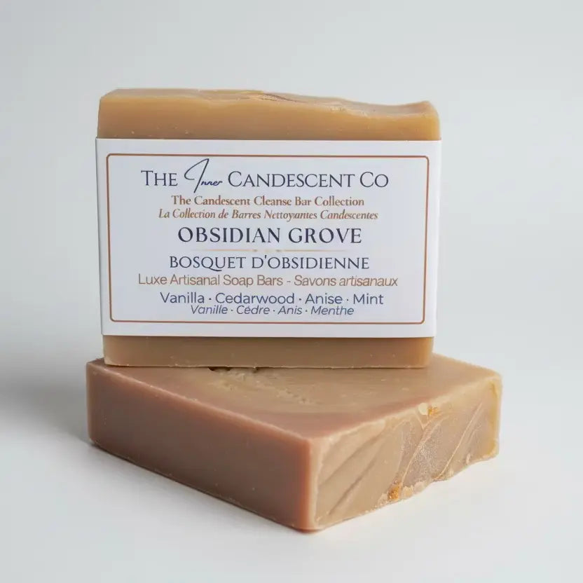 Obsidian Grove | Cedarwood Patchouli Anise Handmade Soap Bar