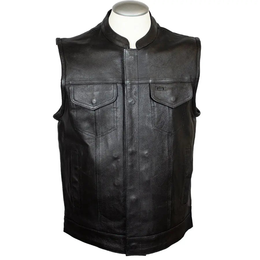 Gilet Club en Cuir pour Homme "Open Road"
