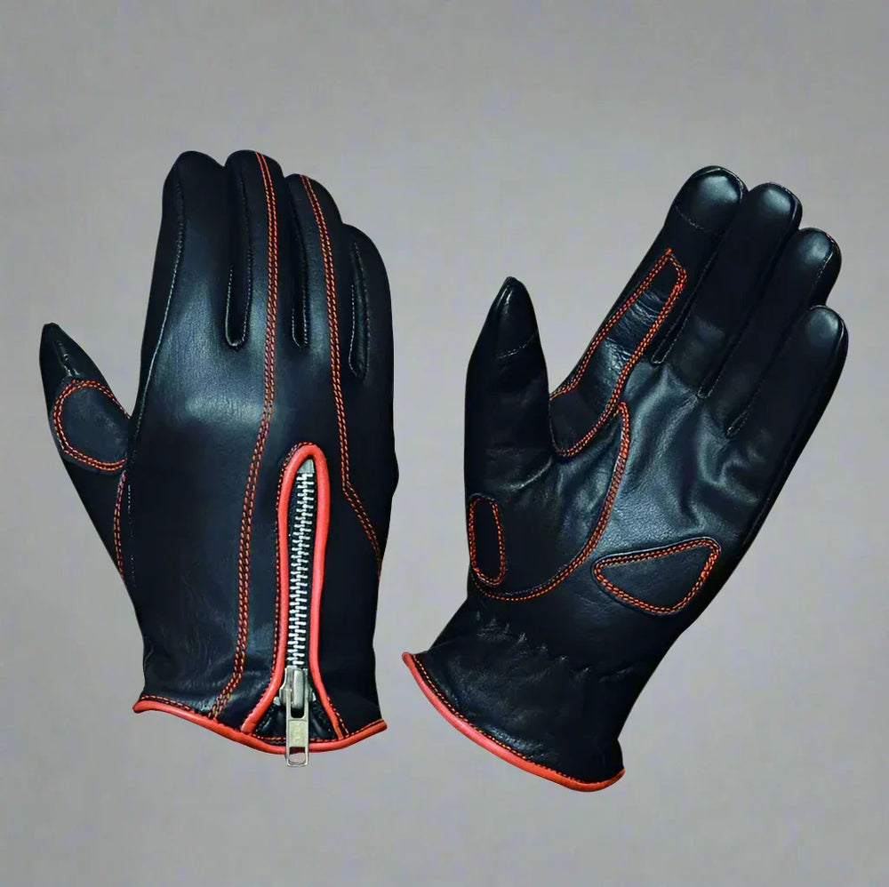 Gants de moto en cuir pour femme Open Road