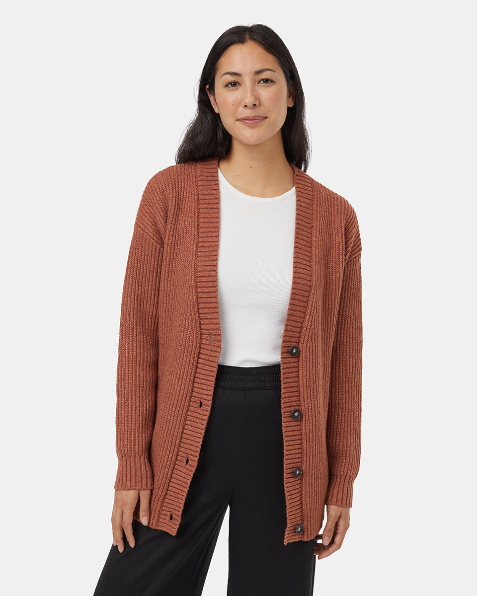 Cardigan ample à boutons Highline