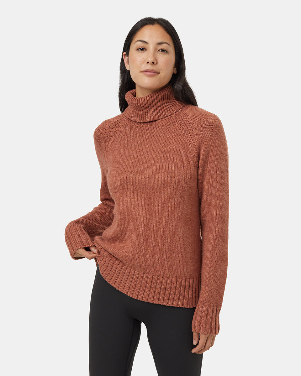 Pull col roulé Highline en laine